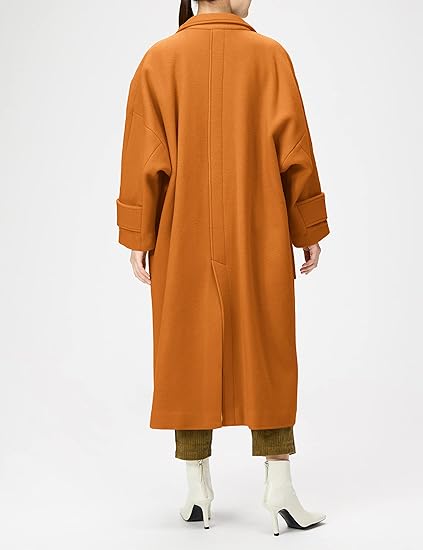 Amazon | [エミ] リサイクルウールロングコート 13WFC224020